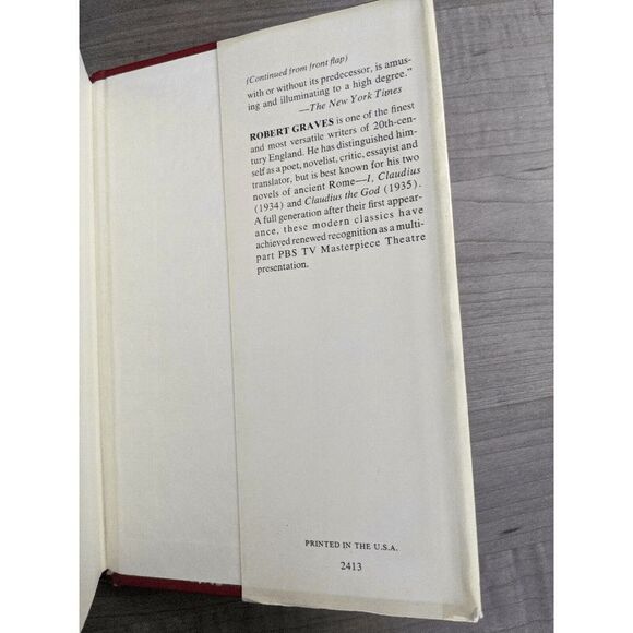 Claudius the God and His Wife Messalina by Robert Graves 1962 Hardcover Rare - Picture 8 of 10